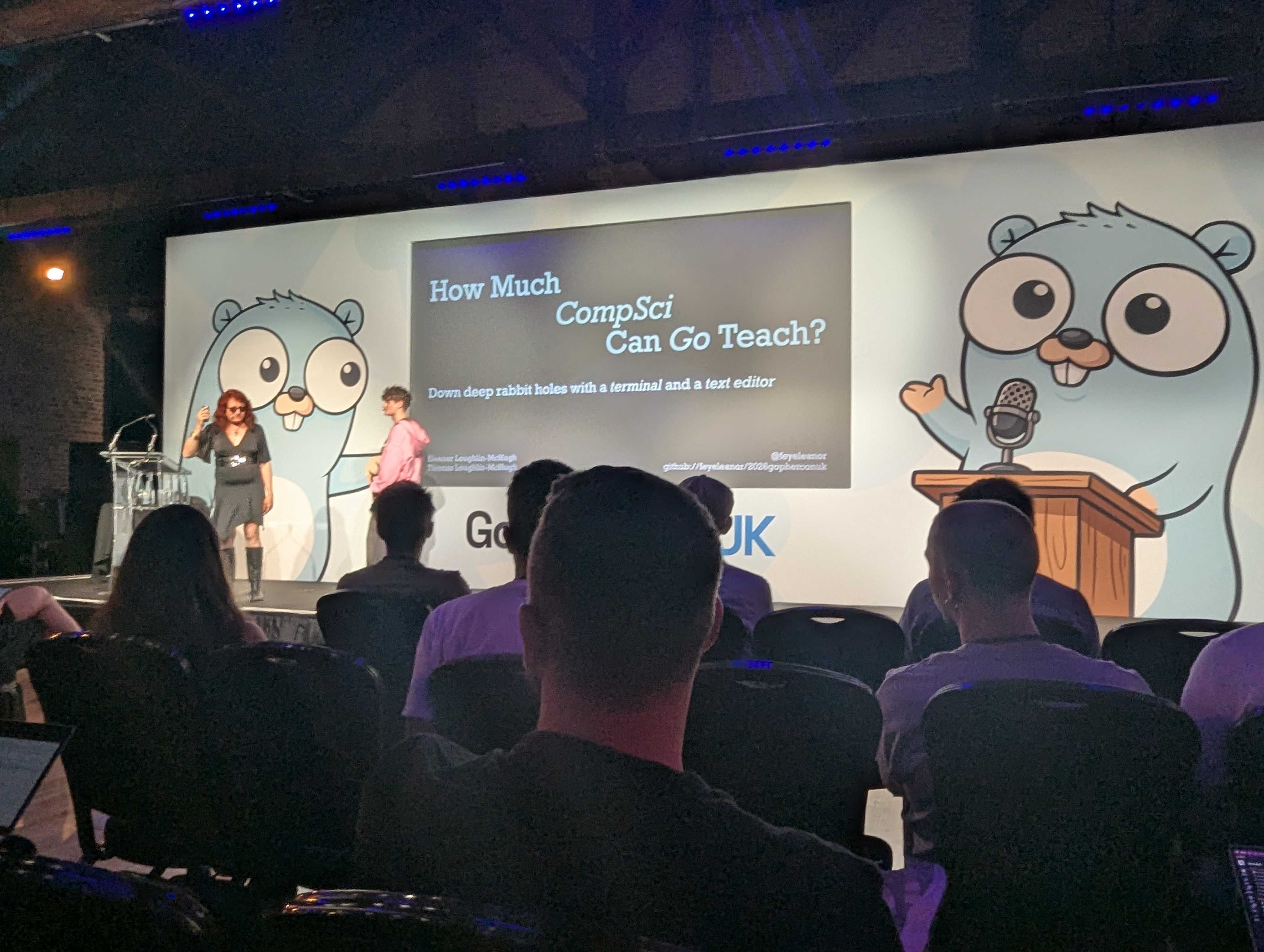 How Much CompSci Can Go Teach? talk at GopherCon UK 2026